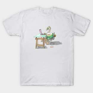Dodo secretary mug teeshirt sticker mouse pad apparel T-Shirt